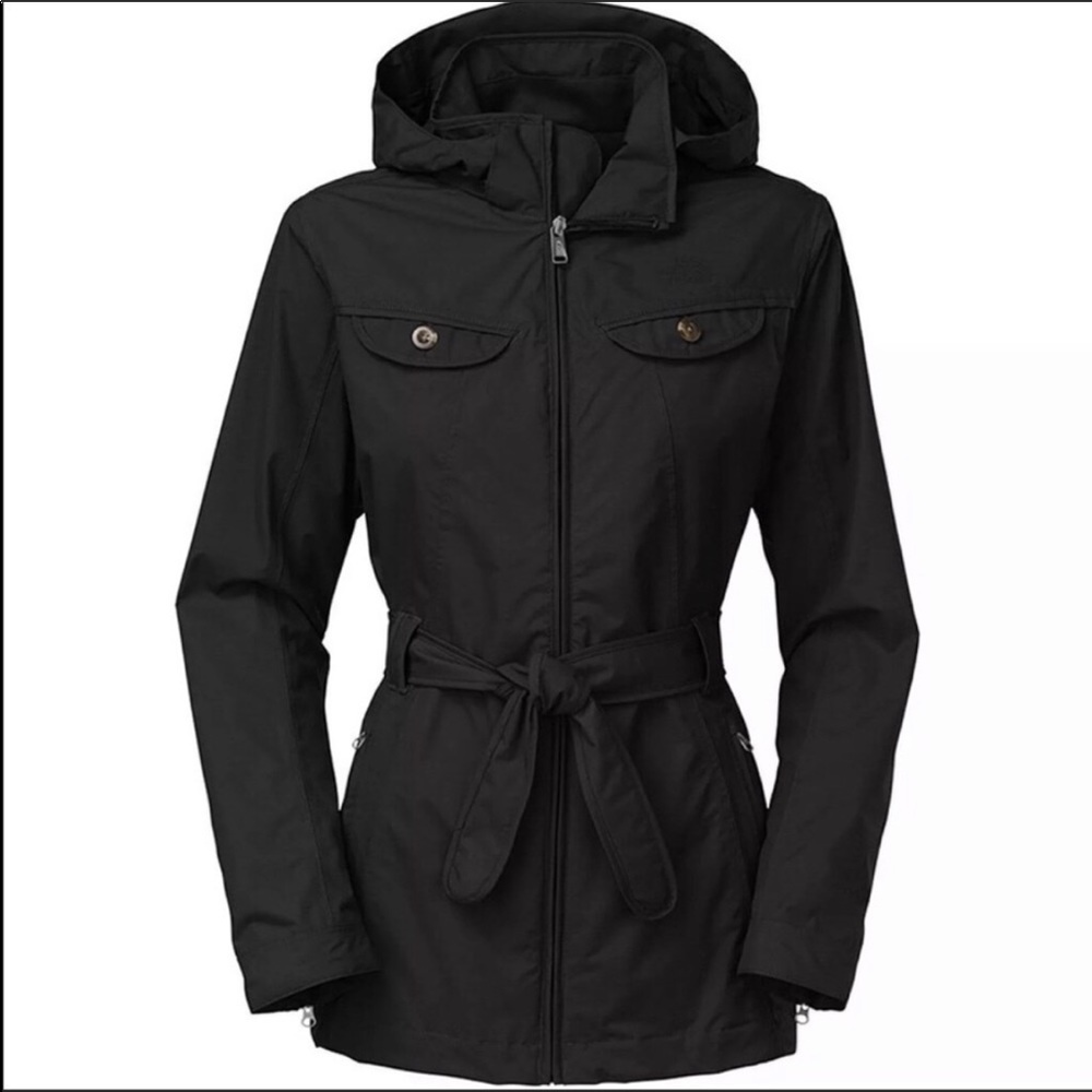 North Face rain coat